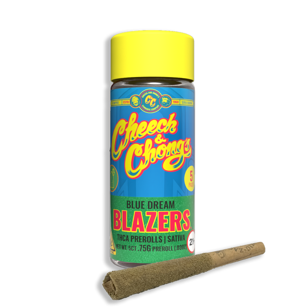 Blazers Blue Dream Mini THCa Prerolls (5-pack, 3.75 g TW) – Cheech