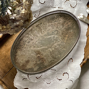 VINERS社シルバープレートトレイ（31.5x20cm） イギリスアンティーク