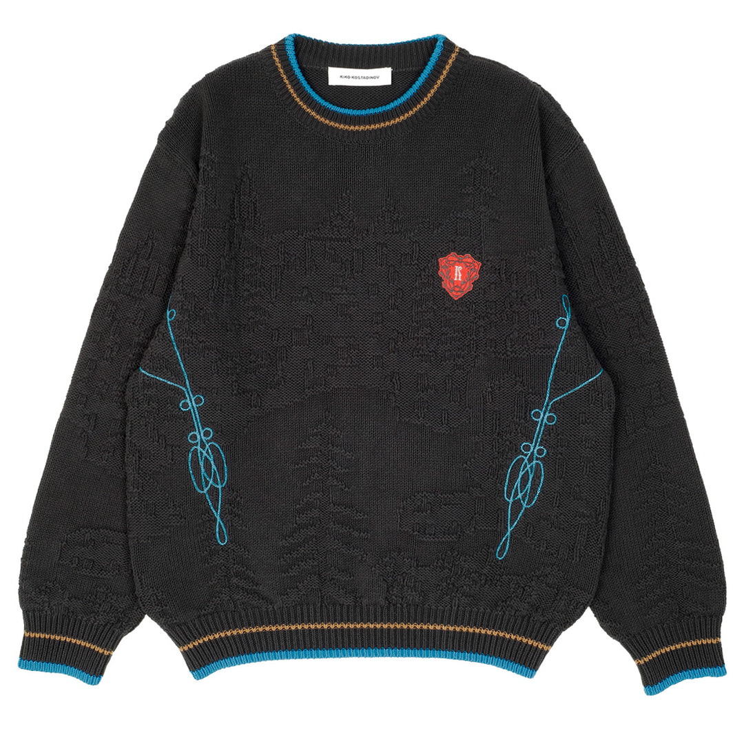 KIKO KOSTADINOV (キコ・コスタディノフ) - FITZ KNIT JUMPER BLACK