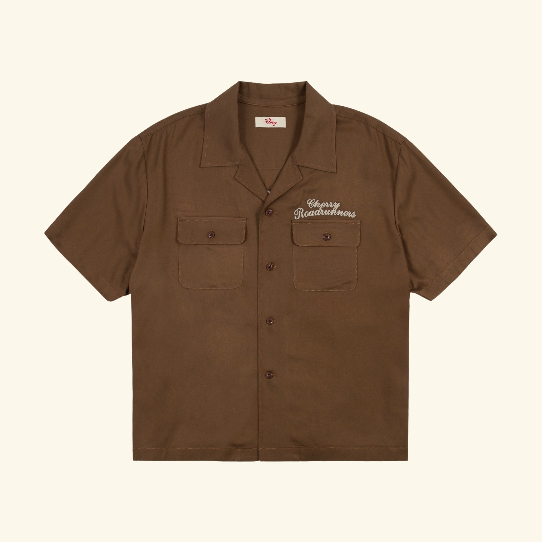 Roadrunner Bowling Shirt (Nutmeg) – CHERRY LA