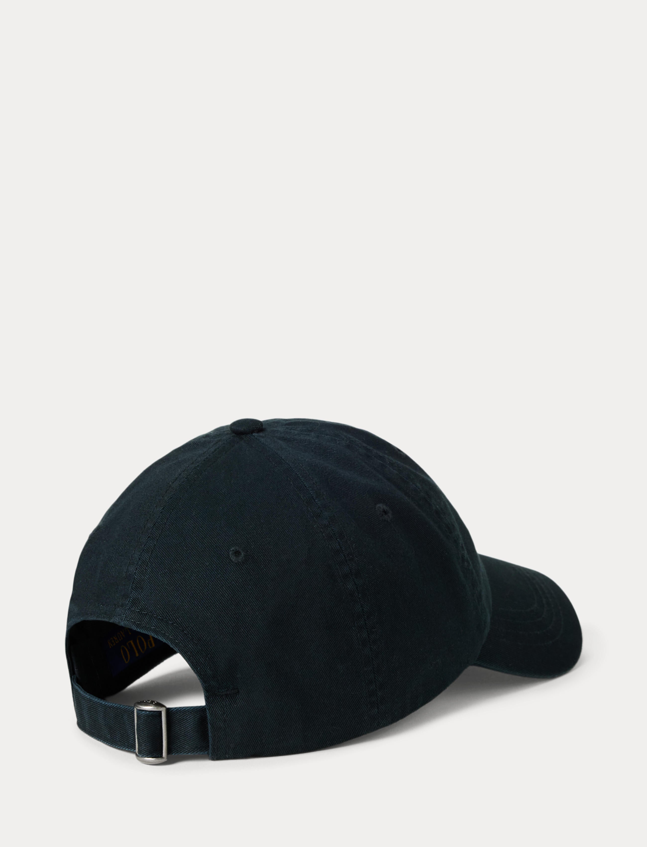 Polo Ralph Lauren Cotton Twill Ball Cap Black | Chicago City Sports
