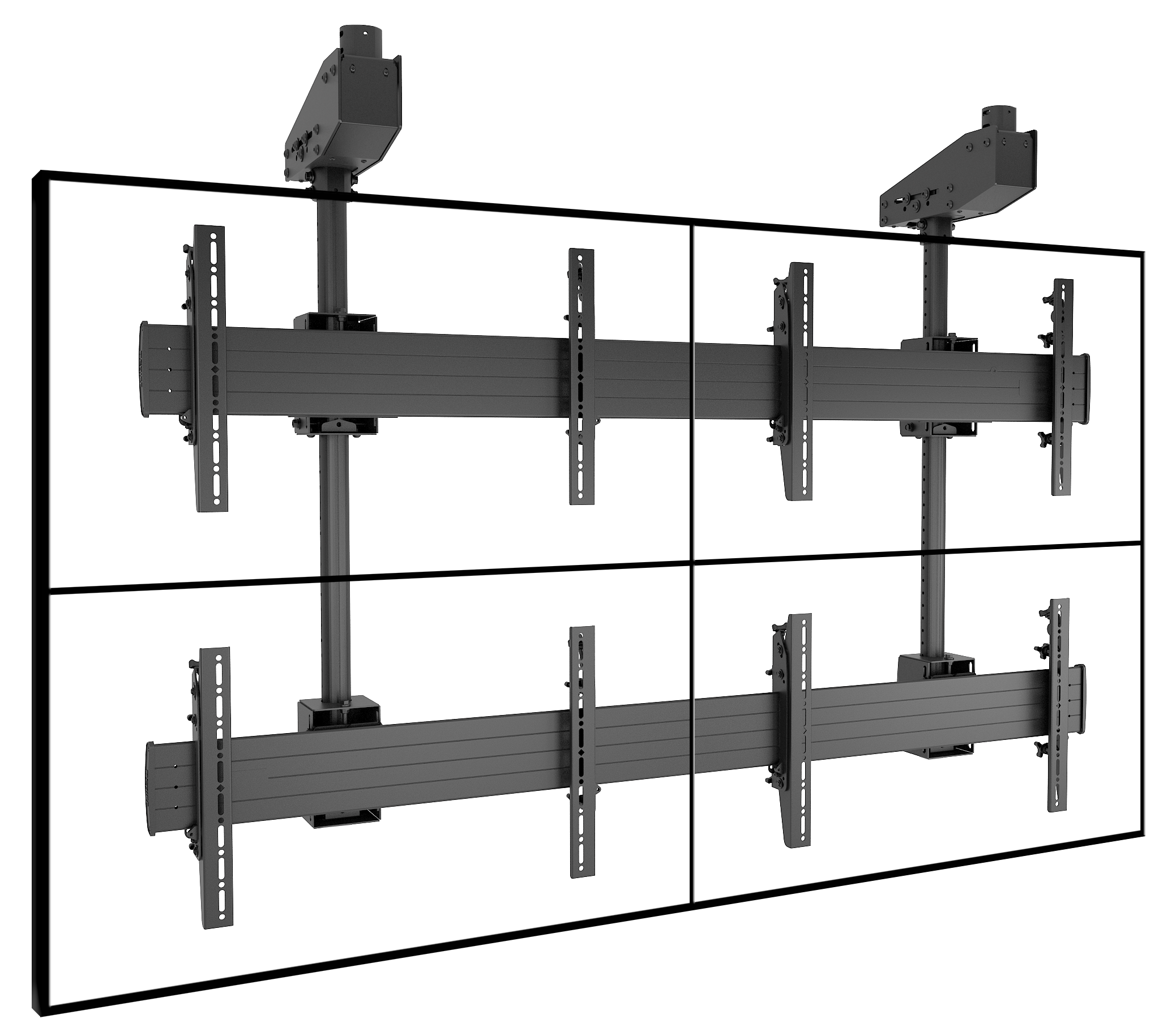 マルチディスプレイマウント・天吊タイプ 4画面用 LCM2X2U｜製品情報