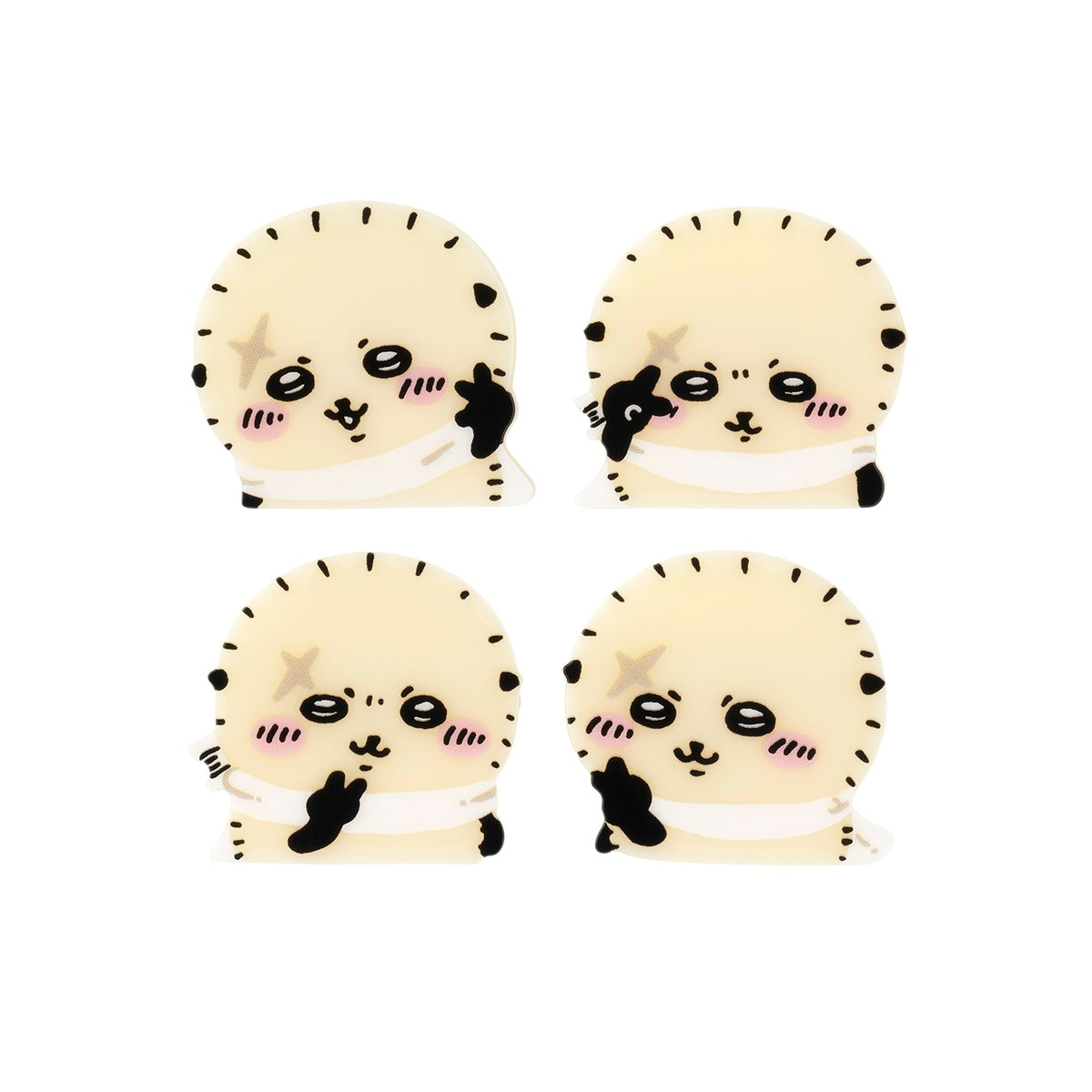 ちいかわ 4個セットアクリルバッジ（ピースなラッコ） | ちいかわ