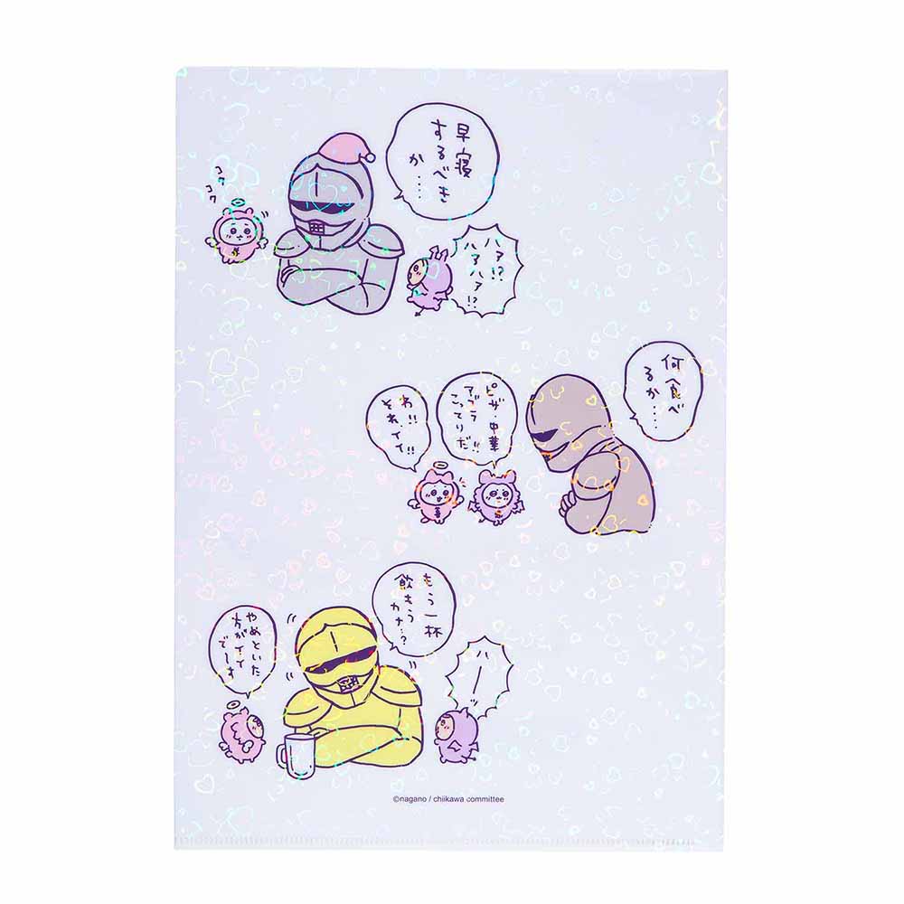 ちいかわ てんし♡あくま ホログラムA4クリアファイル（あかちゃんたち