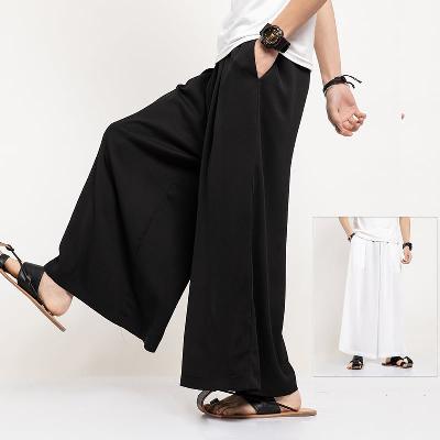 チャイナ風ガウチョ9分丈パンツ（ ボトムス）｜チャイナカジュアル