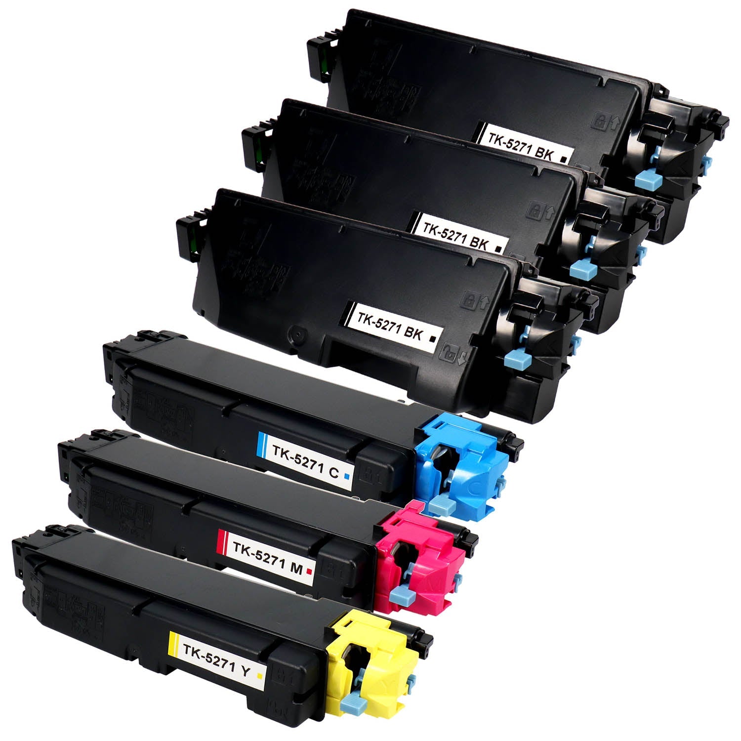 京セラ用 TK-5271 リサイクルトナー 4色セット 廃トナーボックス付