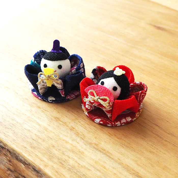 受注生産品】つまみ細工 -お雛様セット- — ちりめん細工館 公式