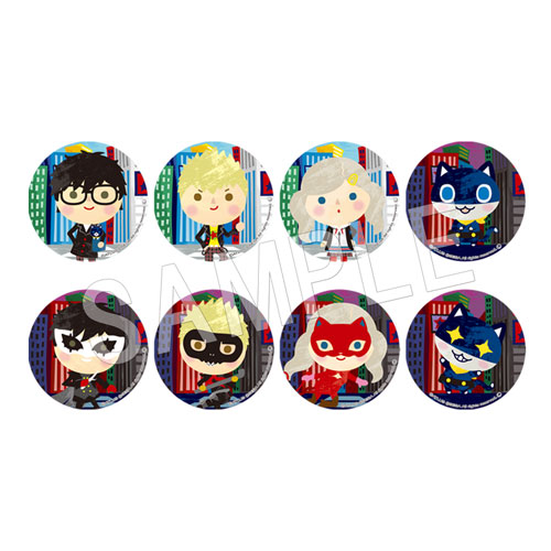 ペルソナ5 ザ・ロイヤル 楽コレ メタル風缶バッジ D-4賞 坂本竜司