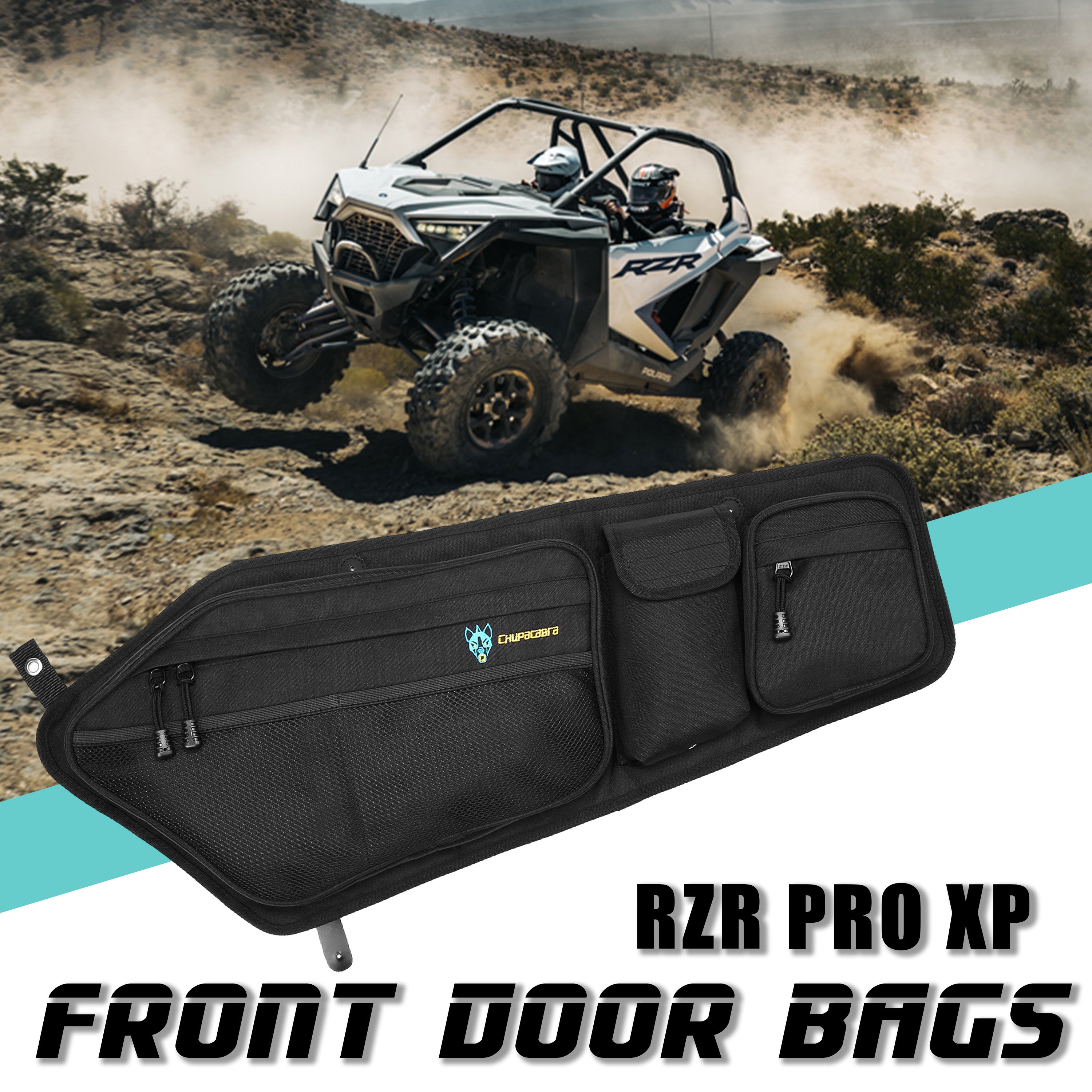 RZR PRO XP / PRO R / TURBO R Front Door Bags – Chupacabra Offroad