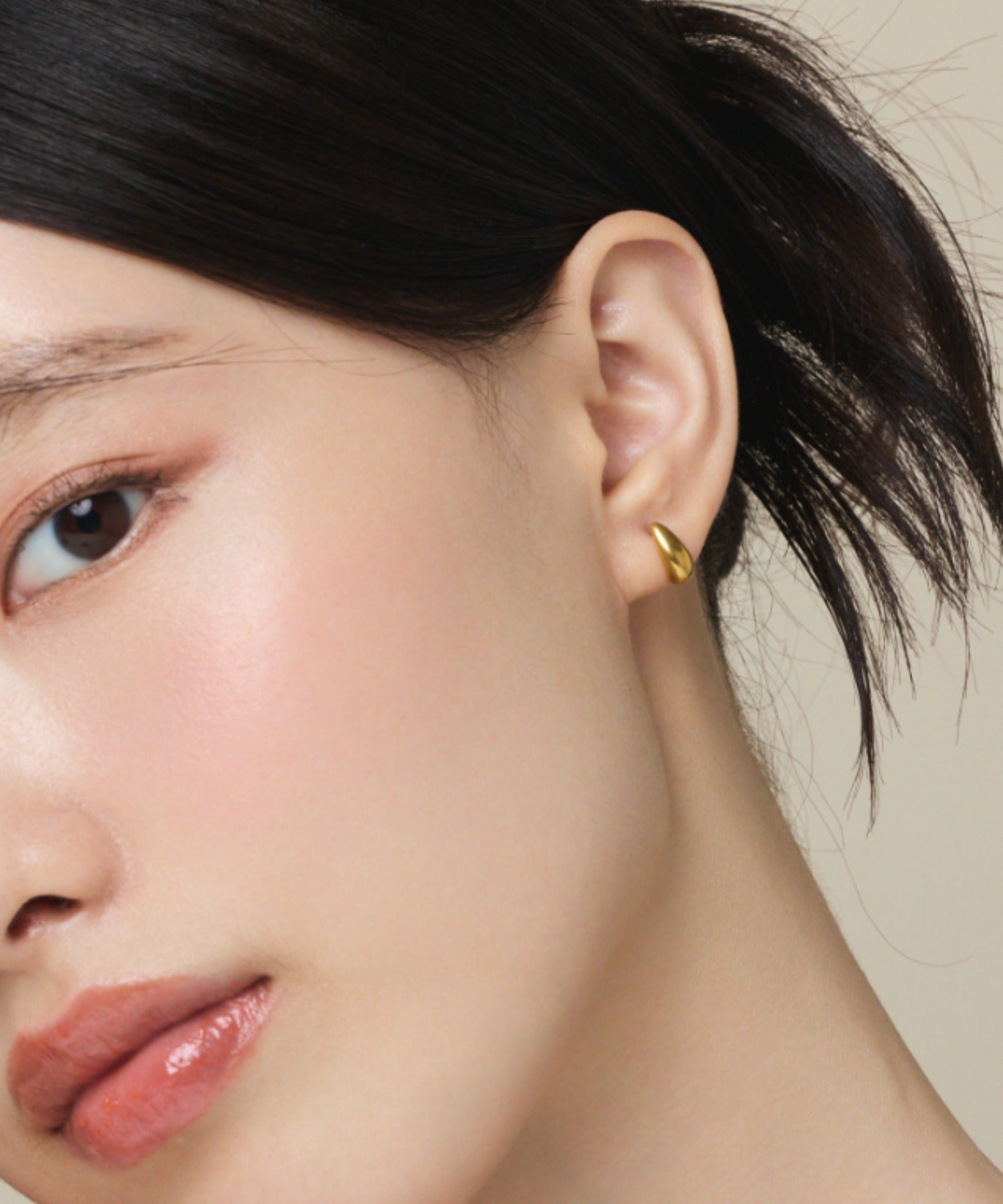 金属アレルギー対応 】 ミニドロップピアス サージカルステンレス (両