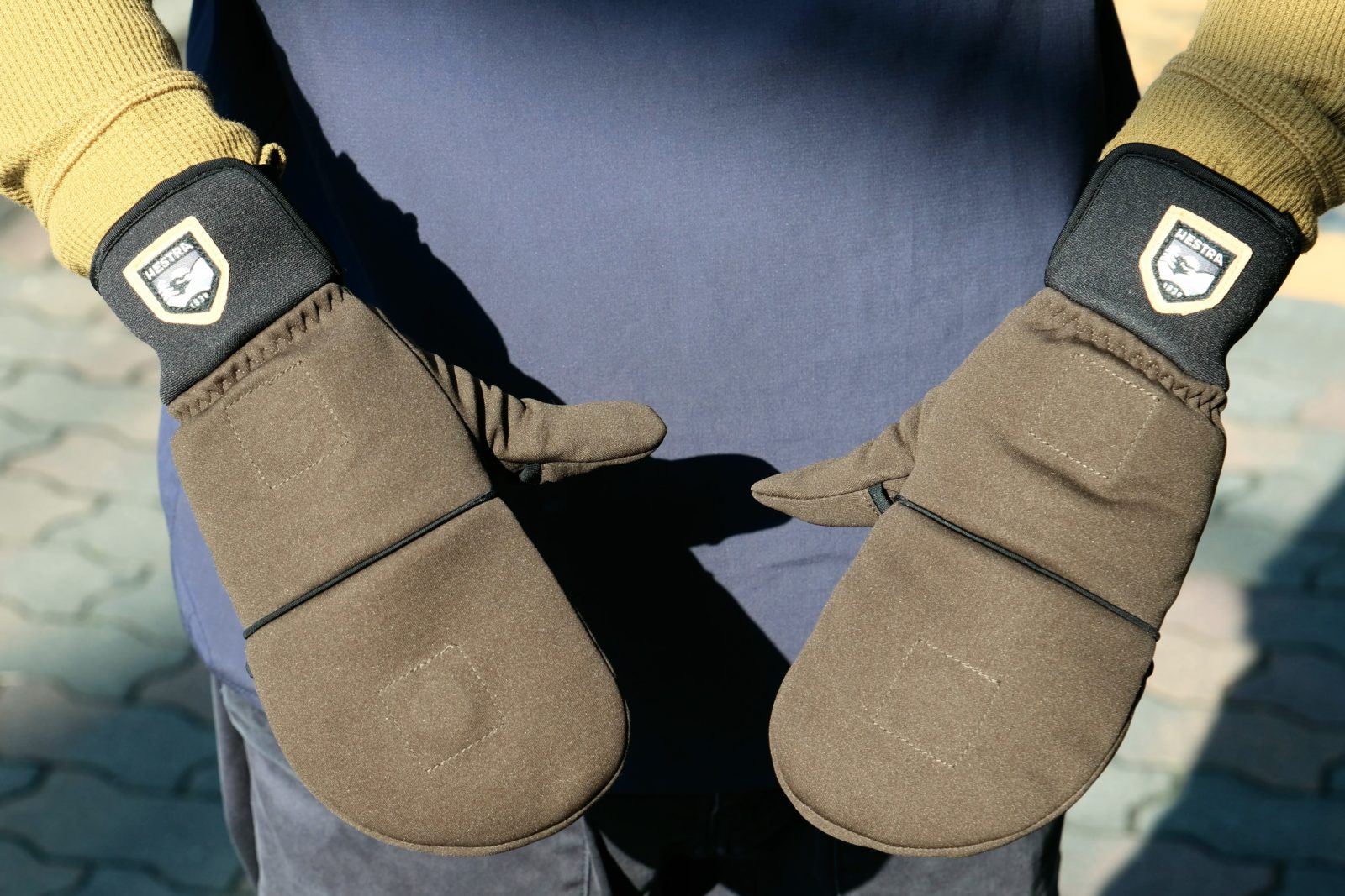 ヘストラ Hestra ミトングローブ サイズ9 ブラウン/ブラック Hestra