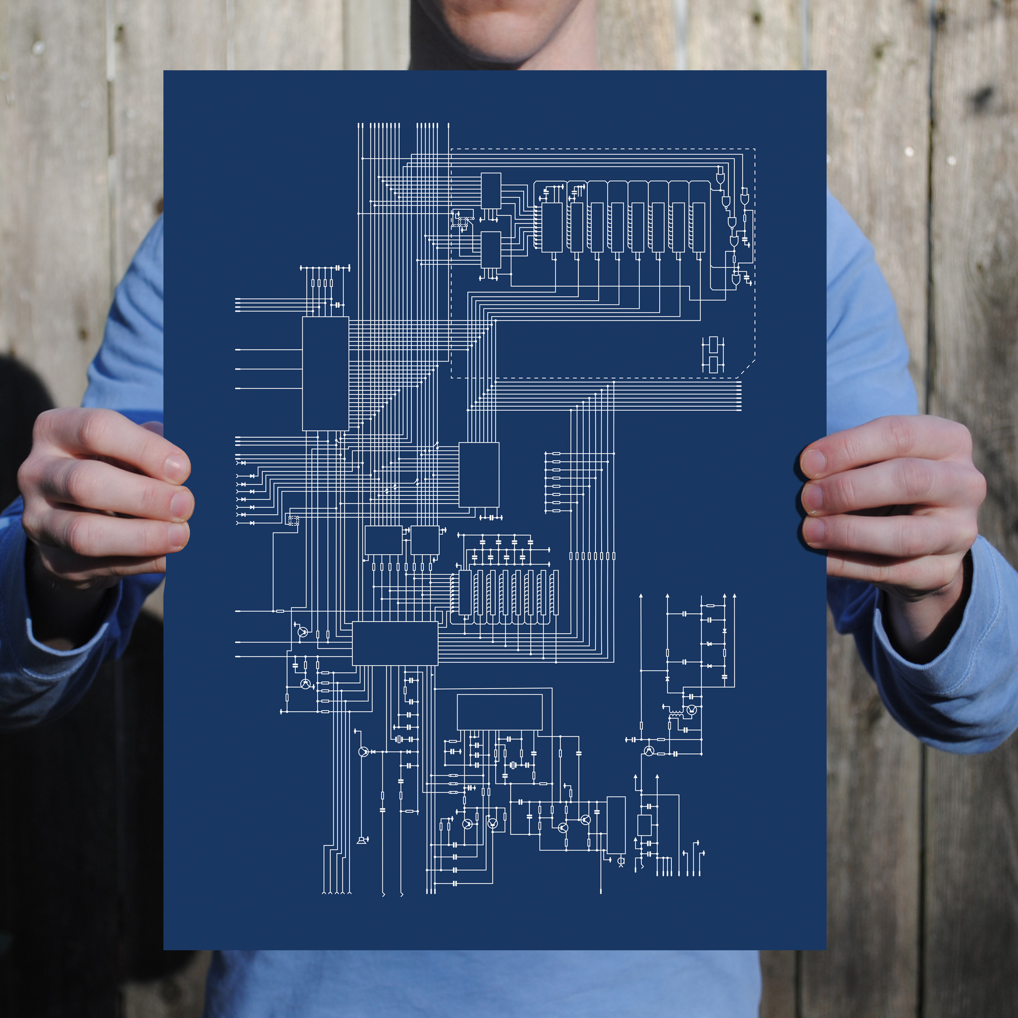 ZX Spectrum Computer Schematic - City Prints
