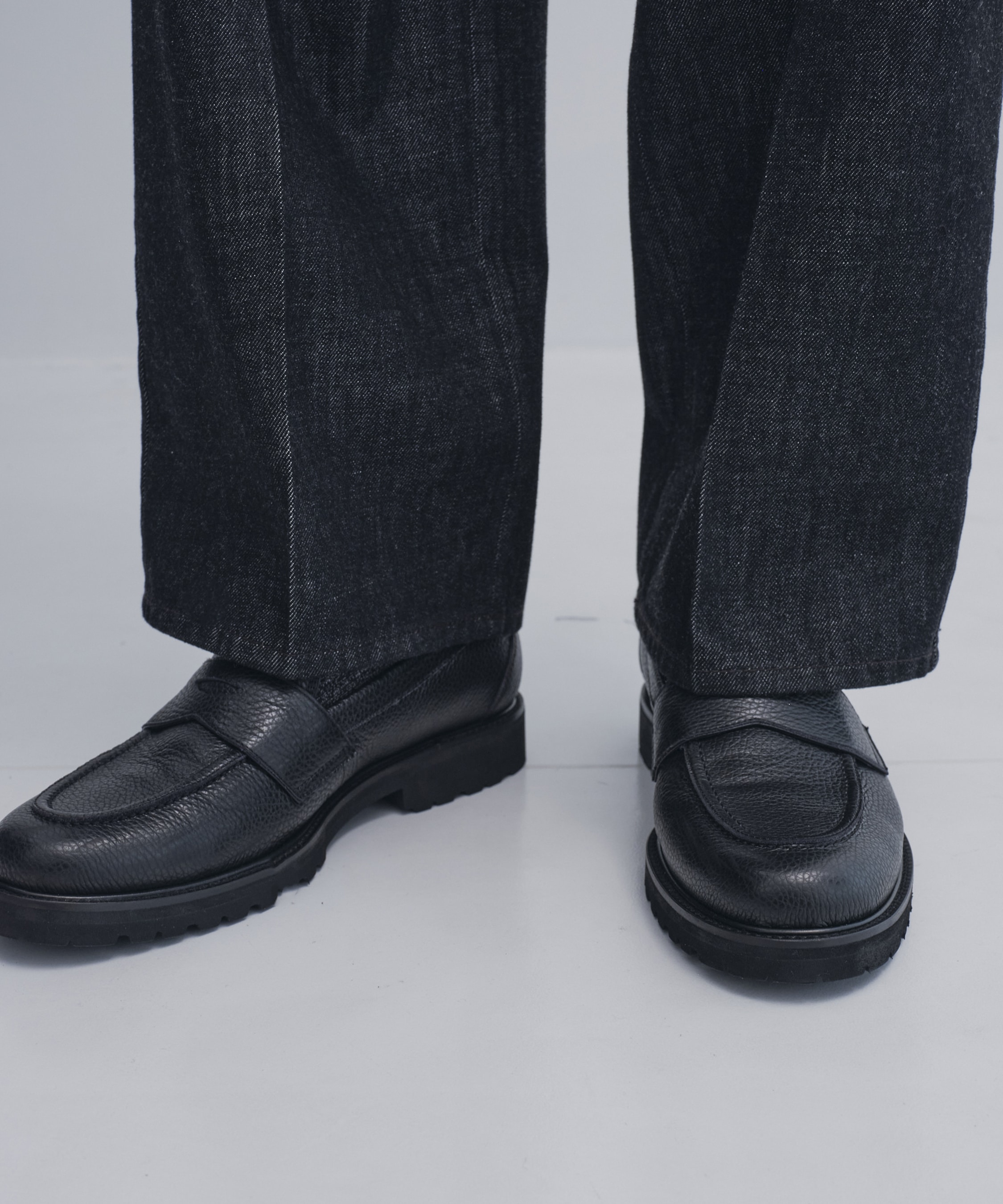 Vibramソール フレンチローファー(1 BLACK): : メンズ｜CITY TOKYO