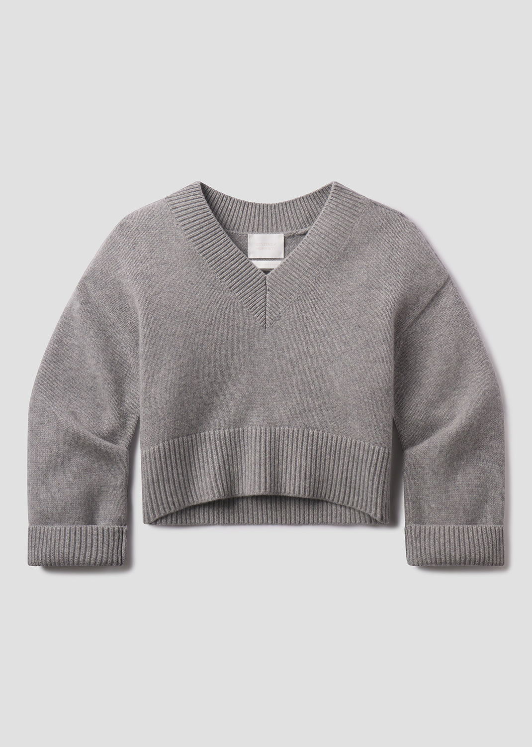 Gazette Puzzle V-Neck in Heather Grey – Citizens of Humanity