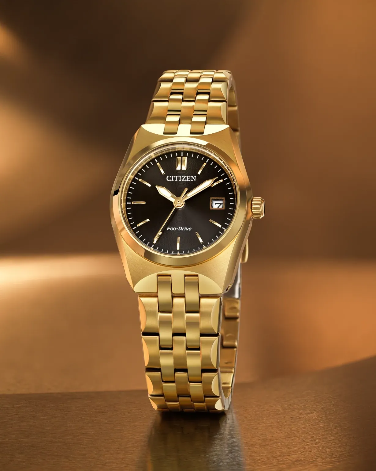 Corso Black Dial Stainless Steel Bracelet EW2293-56E | CITIZEN