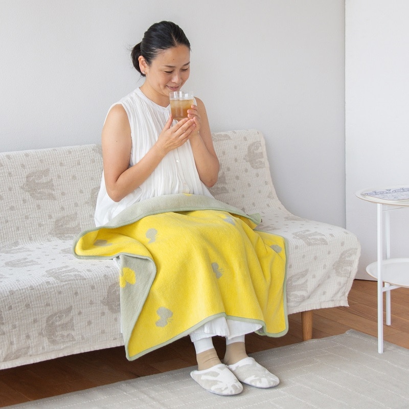 KLIPPAN × mina perhonen｜シュニールコットンブランケット ミニ