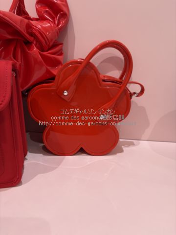 コムデギャルソンガール 限定メリッサ コラボ フラワー ミニバッグ