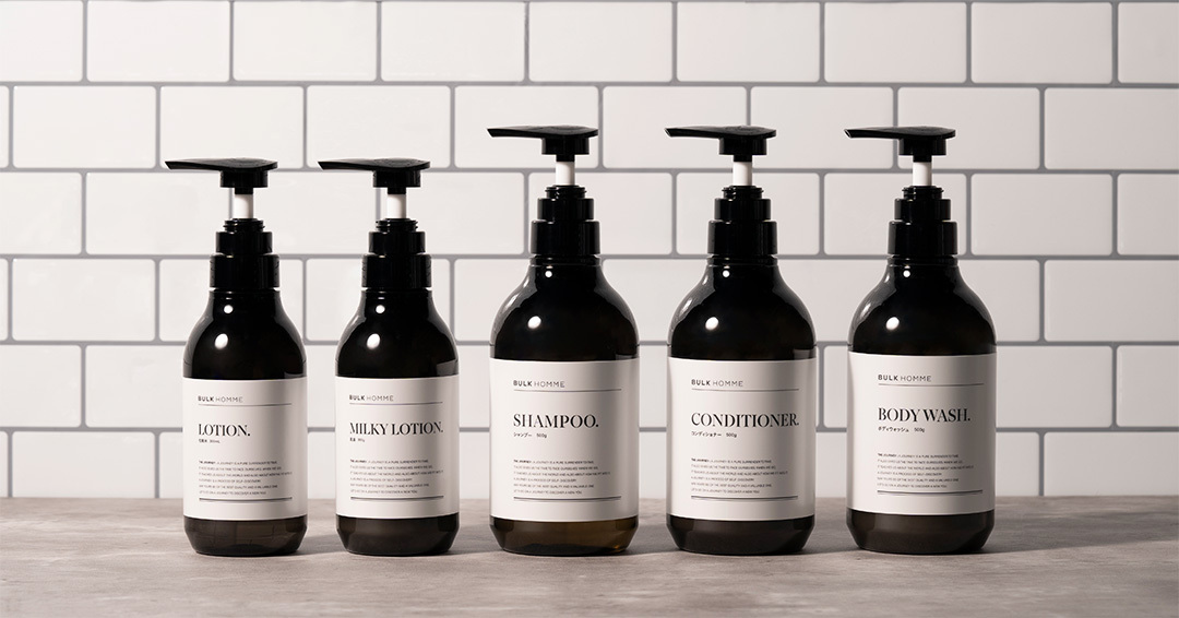 メンズスキンケアブランド「バルクオム」、アメニティをリニューアル