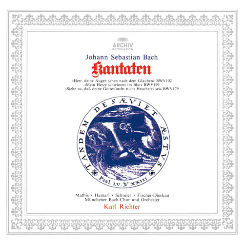 J.S.バッハ：カンタ－タ集 第102・199・179番 [初回限定盤][CD