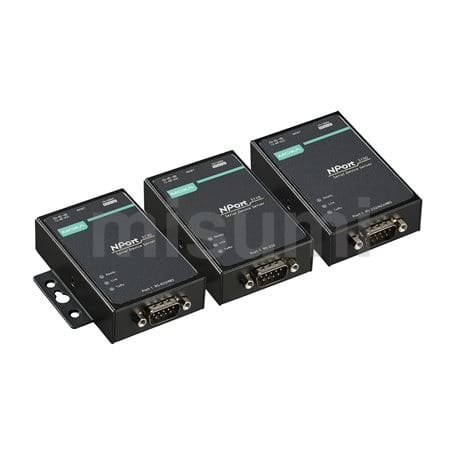 1ポート RS-232C／422／485 シリアルデバイスサーバ | MOXA