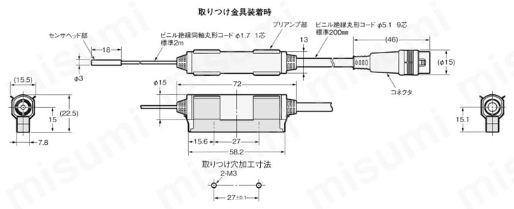 スマートセンサ リニア近接タイプ【ZX-E】 | オムロン | MISUMI(ミスミ)