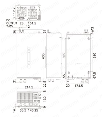 ZX-S-1600LA | ズーム直流電源 ZX-Sシリーズ | 高砂製作所 | MISUMI