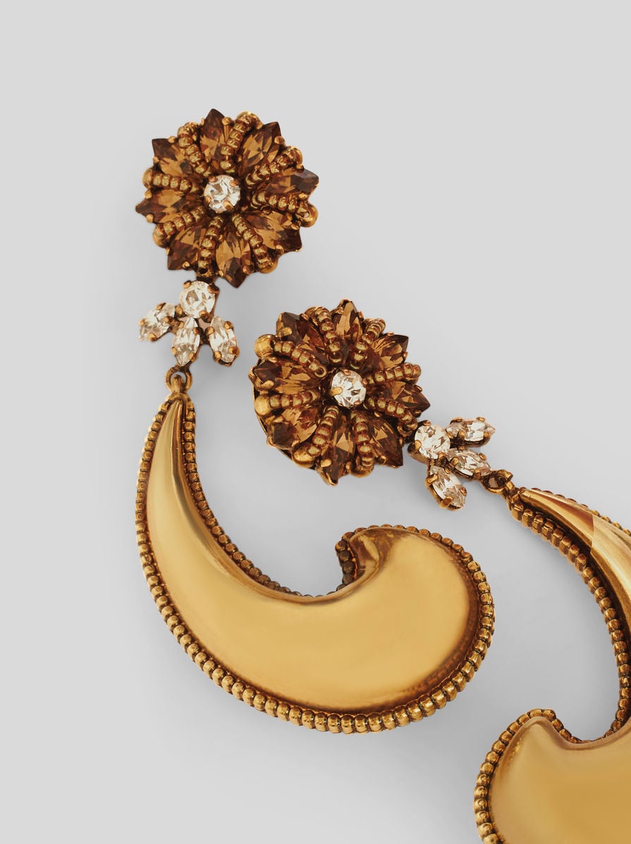 ペイズリー＆クリスタル ピアス | エトロ