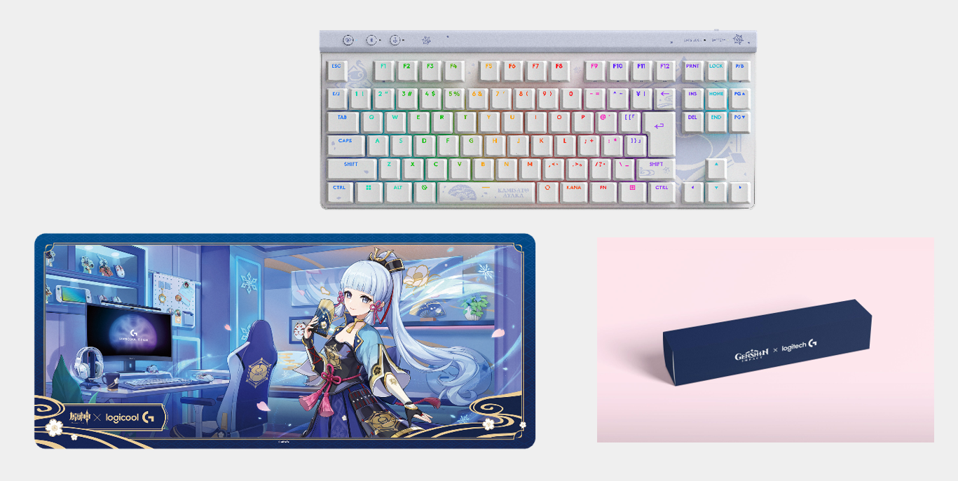 ロジクールG、原神とのコラボデザインで 「G515 ワイヤレスゲーミング