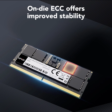 Lexar 32GB (2 x 16GB) DDR5-5600 PC5-44800 CL46 Dual Channel Laptop