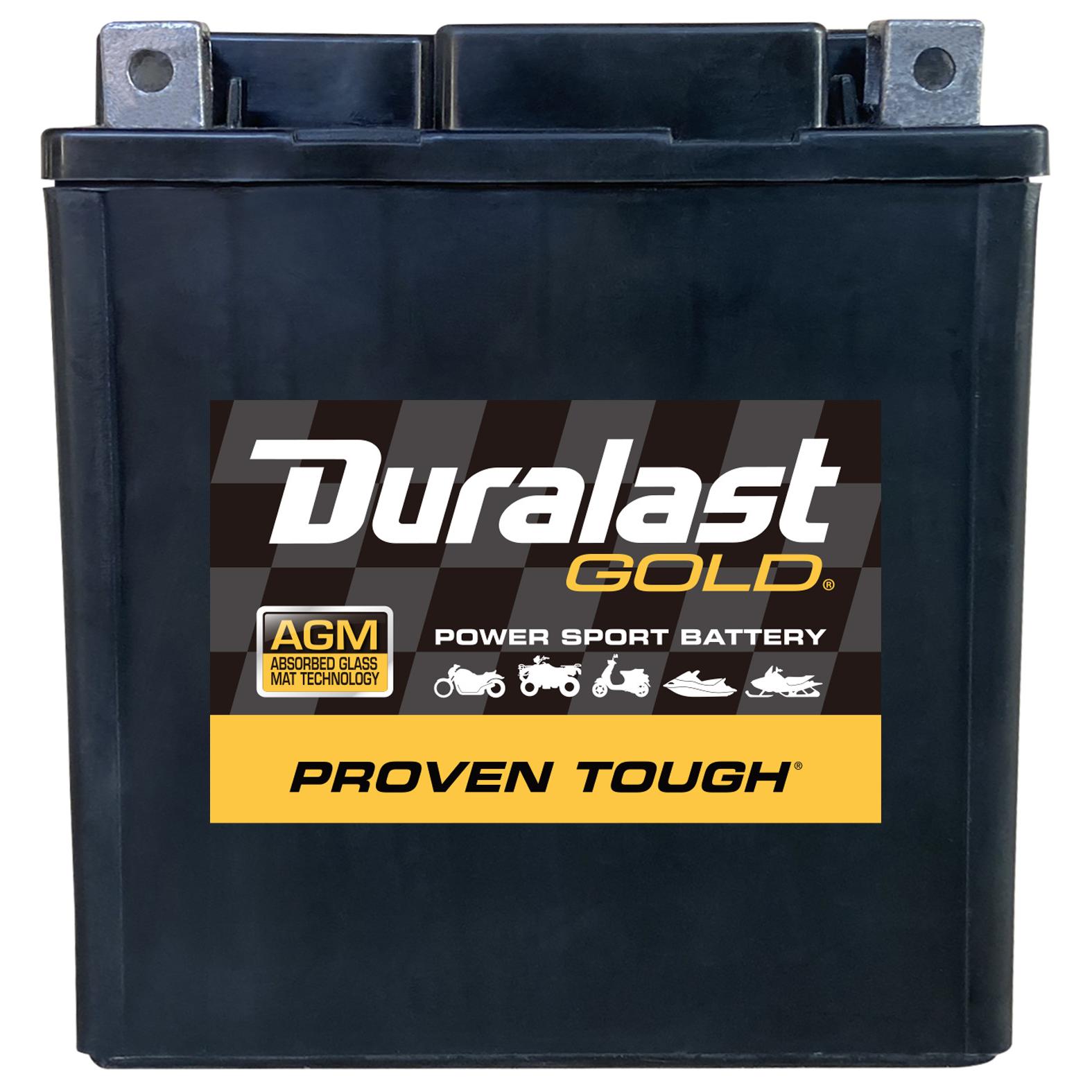 Duralast Gold Powersport Absorbed Glass Mat (AGM) Battery AZX7L