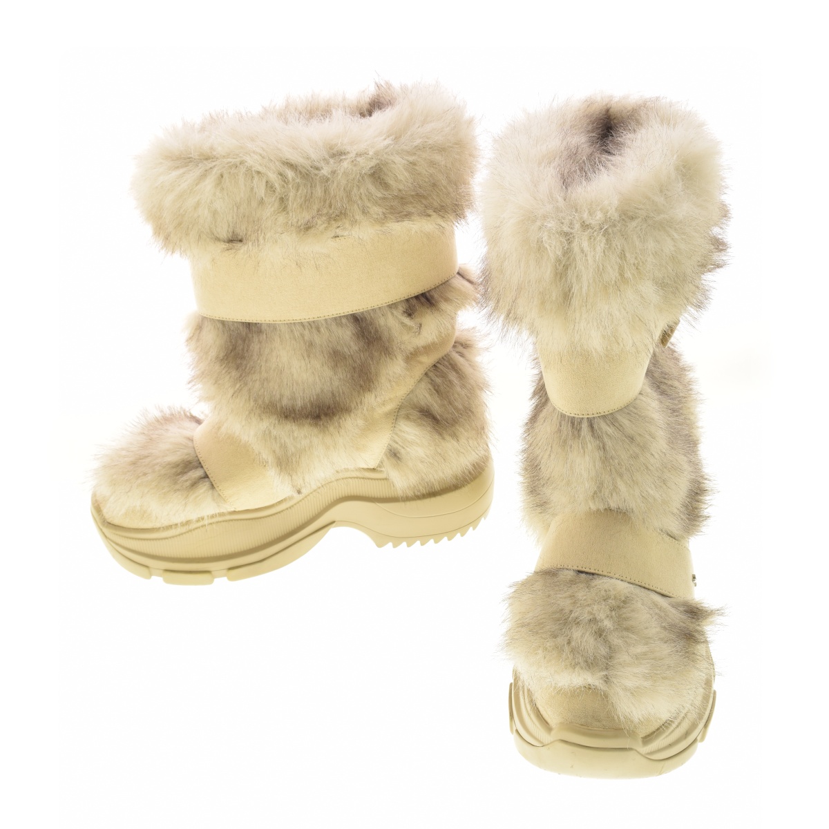 ブランド古着】YELLO / イエロ MOLO SHORT BOOTS ファー ブーツ