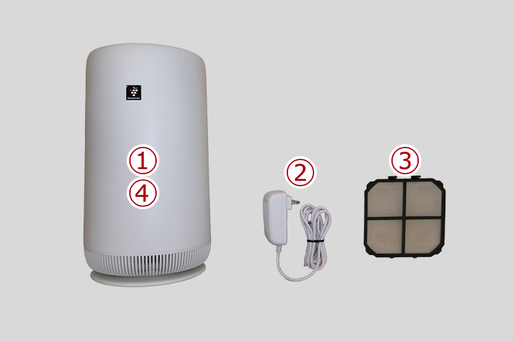 SHARP 空気清浄機 FU-RC01 [おすすめ～6畳 コンパクトモデル] ホワイト