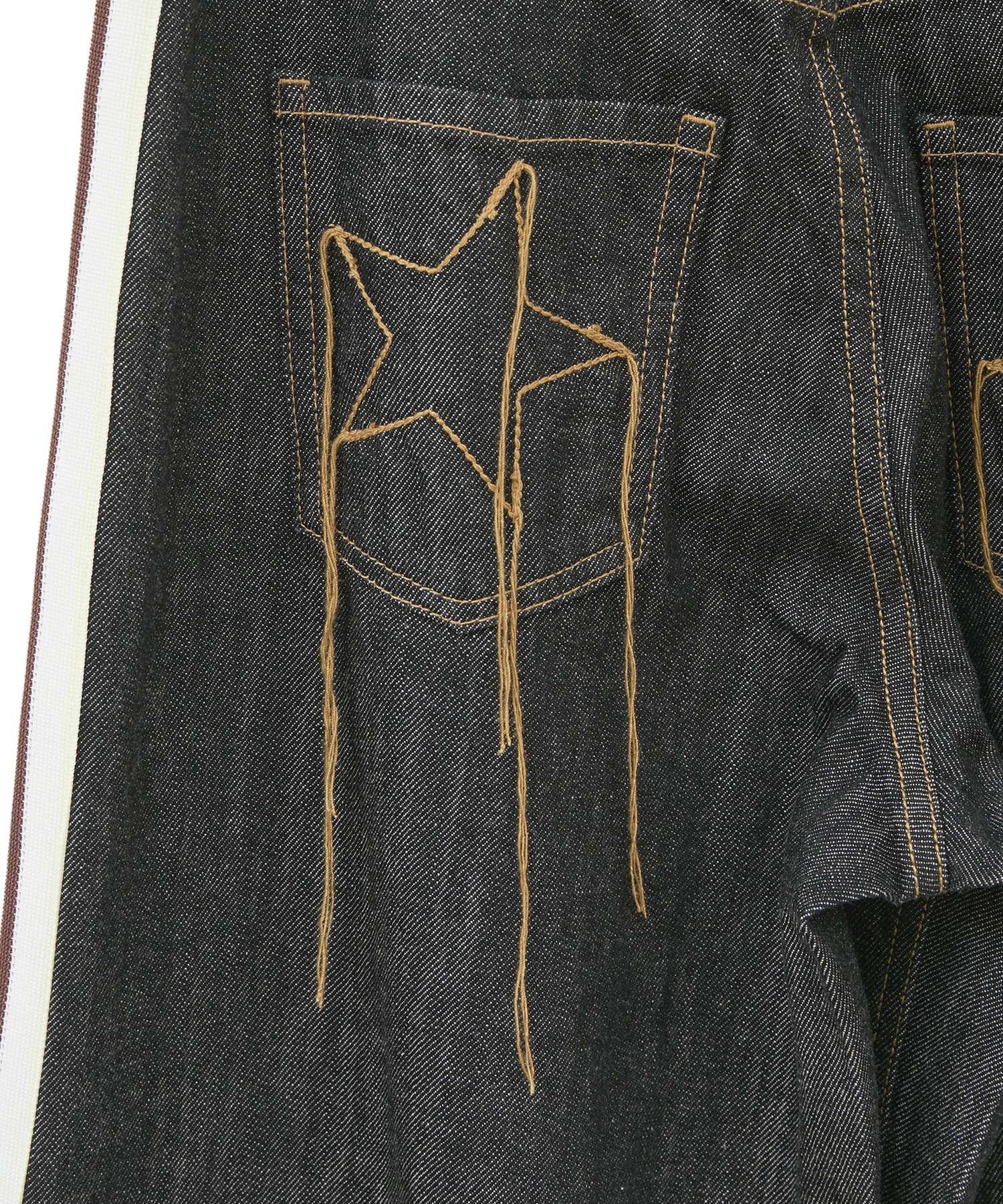 kotohayokozawa】SIDE LINE WIDE FLARE DENIM PANTS｜CONVERSE TOKYO