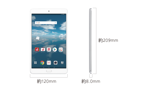 dtab Compact d-02K | PC & タブレット | ファーウェイ・グローバル