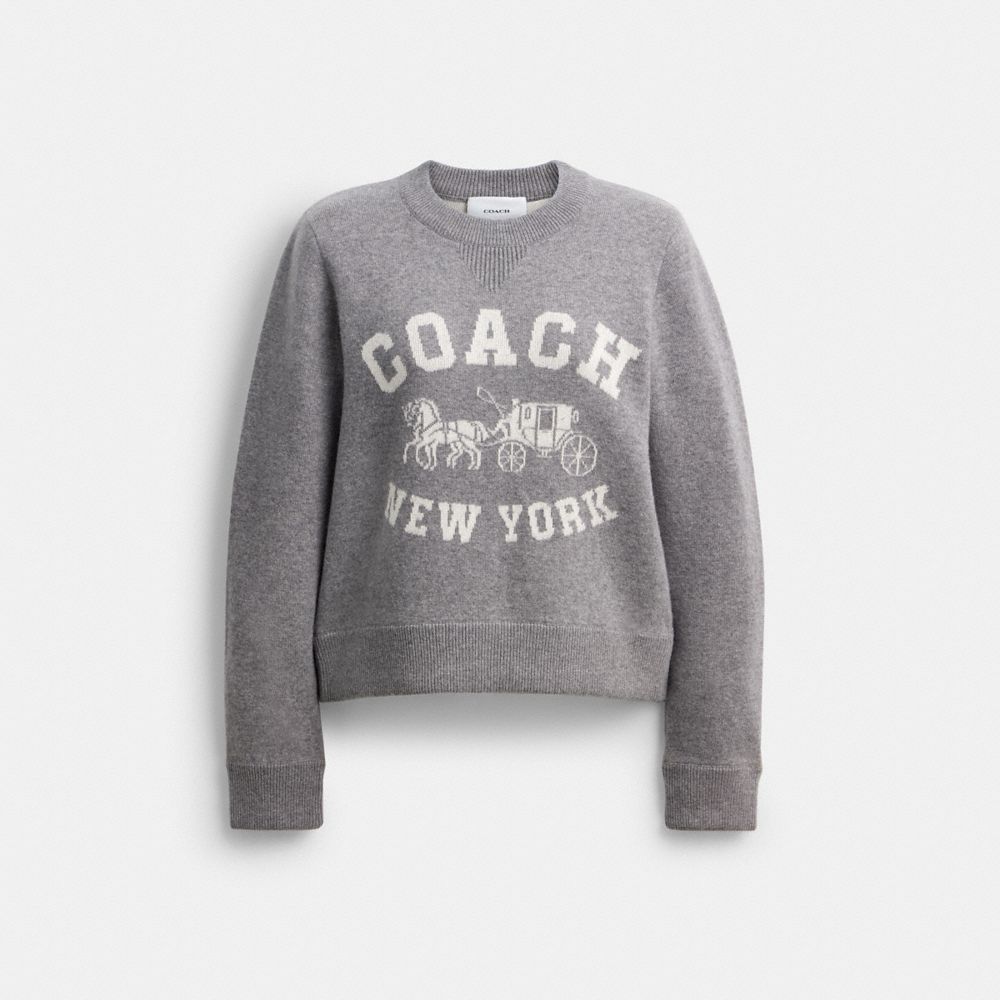 公式】COACH – コーチ | ホース アンド キャリッジ クルーネック セーター