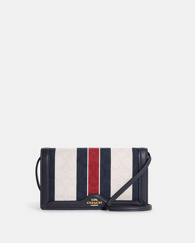 公式】コーチアウトレット | アンナ フォルドオーバー クラッチ クロス