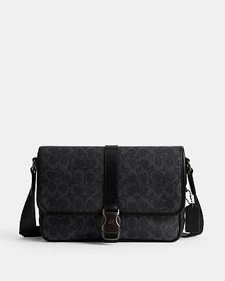 ブラック 【公式】COACH – コーチ メッセンジャー&ボディバッグ メンズ