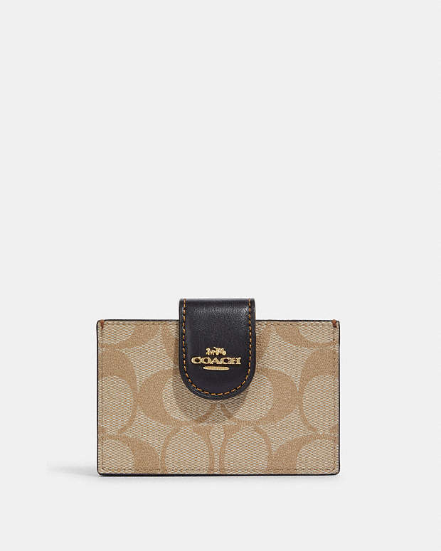 公式】コーチアウトレット | アコーディオン カード ケース ブロックド