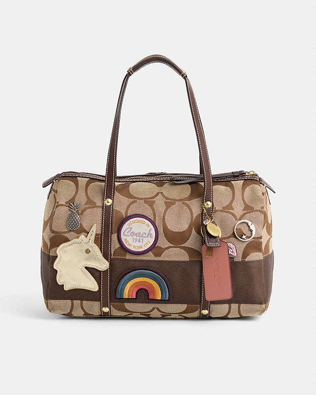 公式】COACH – コーチ | 【UPCRAFTED】ストライプド サッチェル