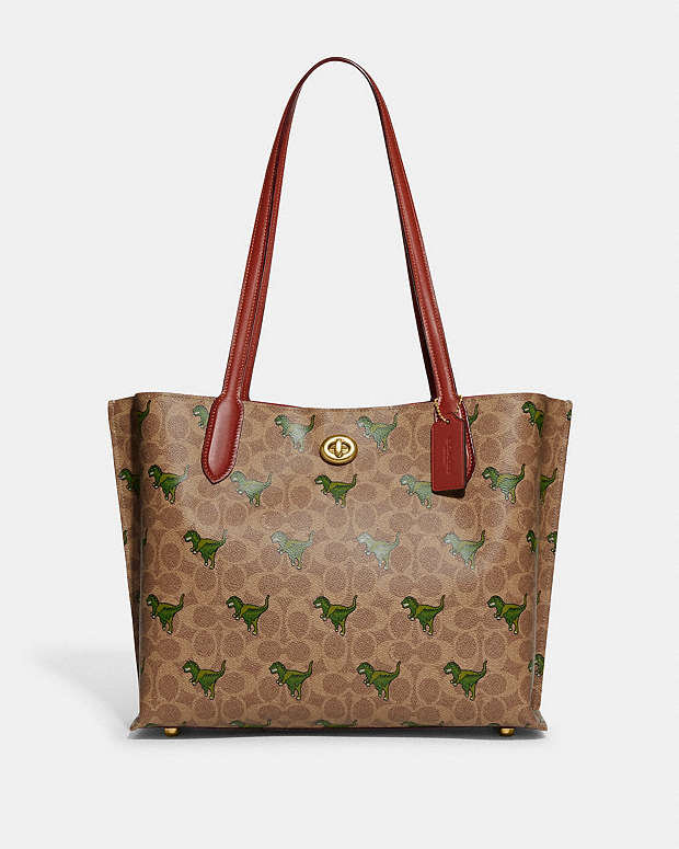 公式】COACH – コーチ | ウィロウ トート・シグネチャー キャンバス