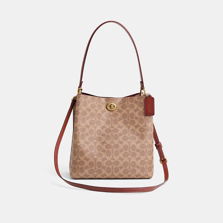 COACH® | Restored Charlie Bucket Bag In Signature Canvas