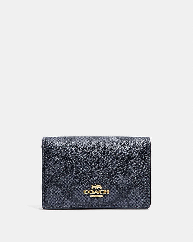 公式】COACH – コーチ | ビジネス カード ケース シグネチャー キャンバス