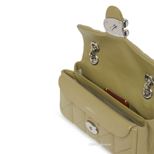 コーチ COACH CP145 タビー ショルダー バッグ 20 キルティング モス