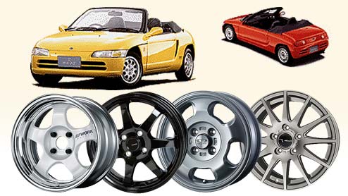 ビートのホイールでおすすめは？純正サイズと社外アルミホイール紹介