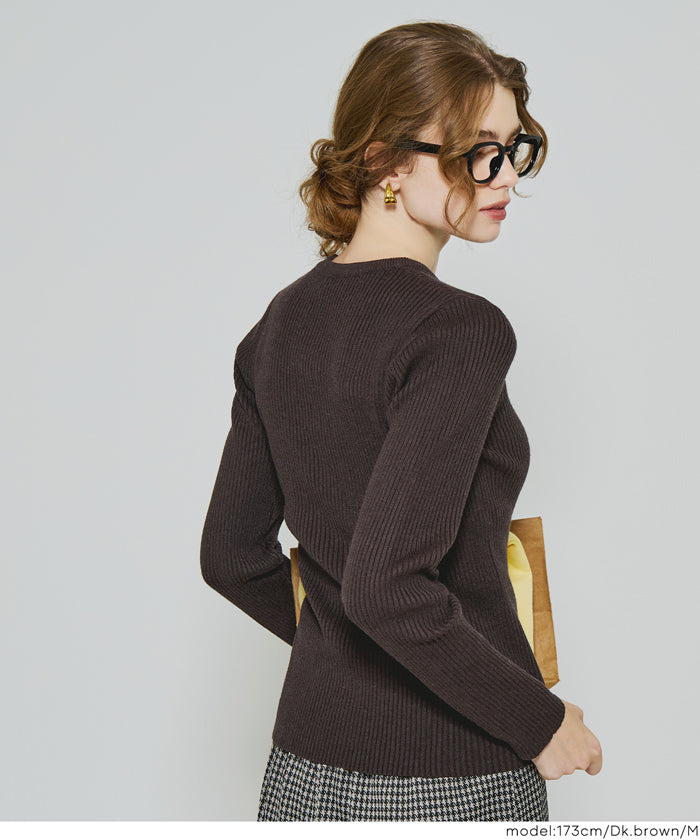 セール☆1690円→1490円 ウォッシャブル 極上ニットクルーネック