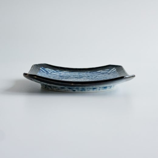 WEB限定】青海波 角5寸皿 -器市- | cocochi ｜ 家具と服と暮らしの店