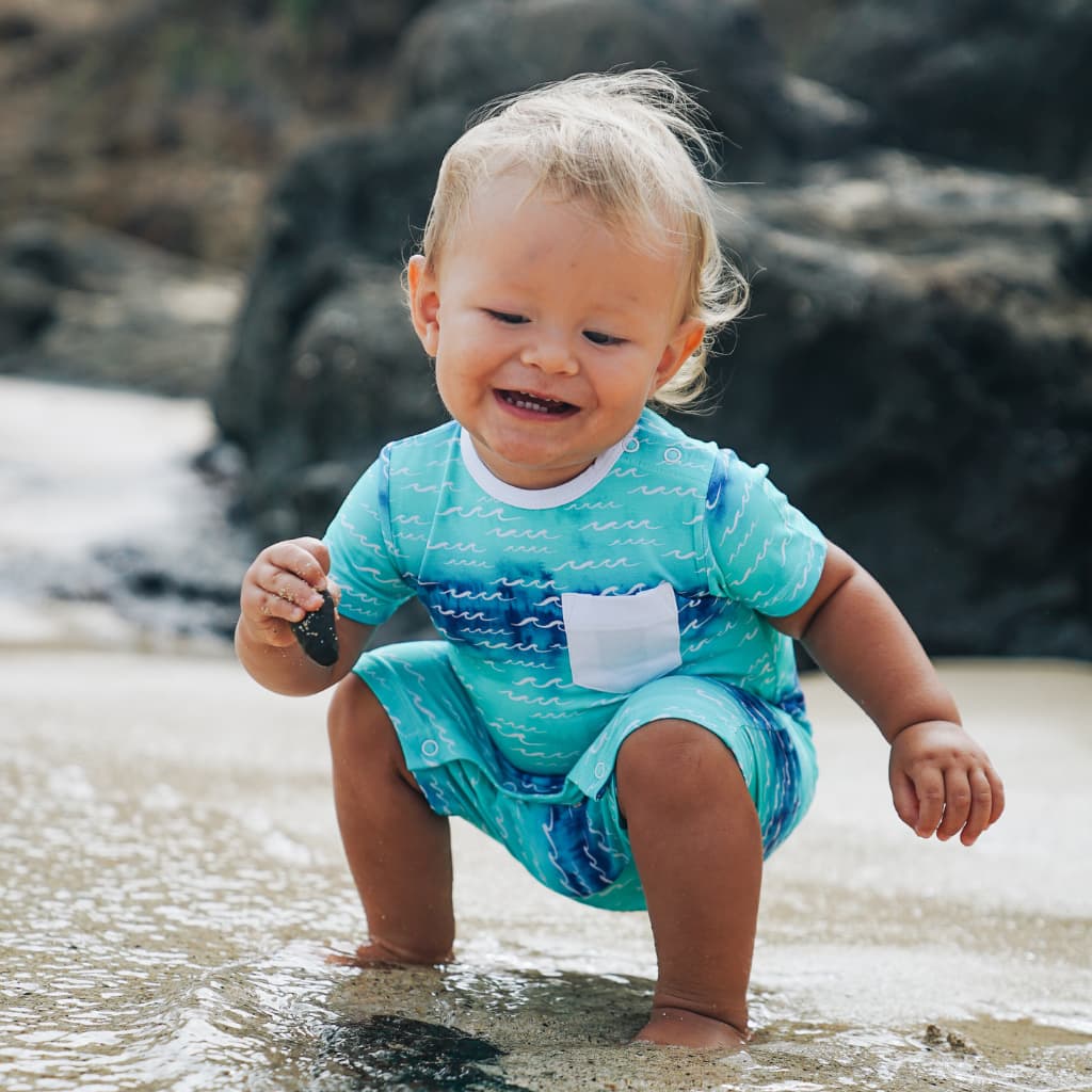 Nalu Baby Romper - Coco Moon Hawaii