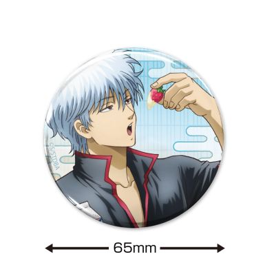 シャープ公式通販】 銀魂 描き下ろし 坂田銀時 65mm缶バッジ 朝は眠い