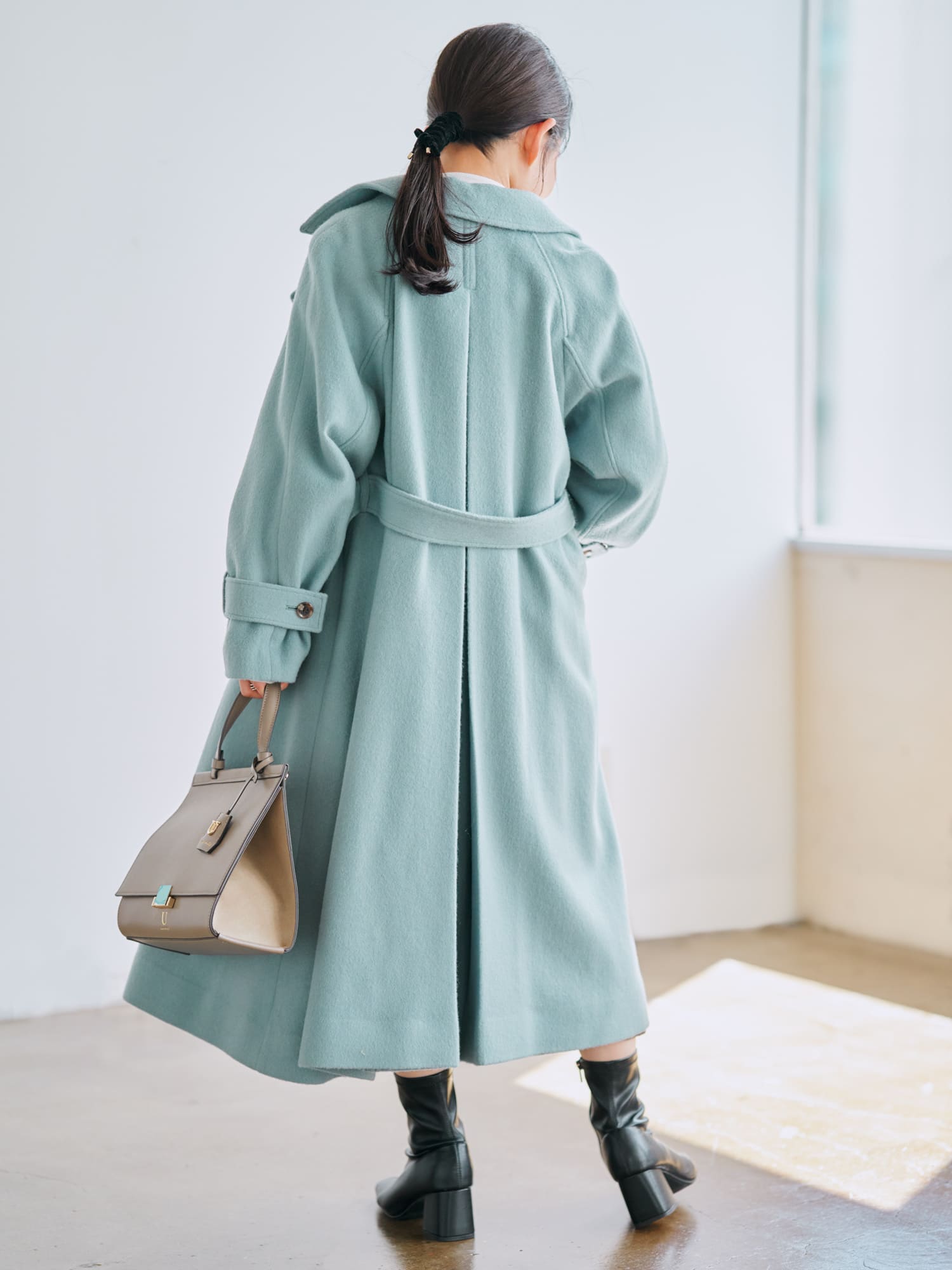 バックフレアウールコート-short & regular | 小柄・低身長女性向け