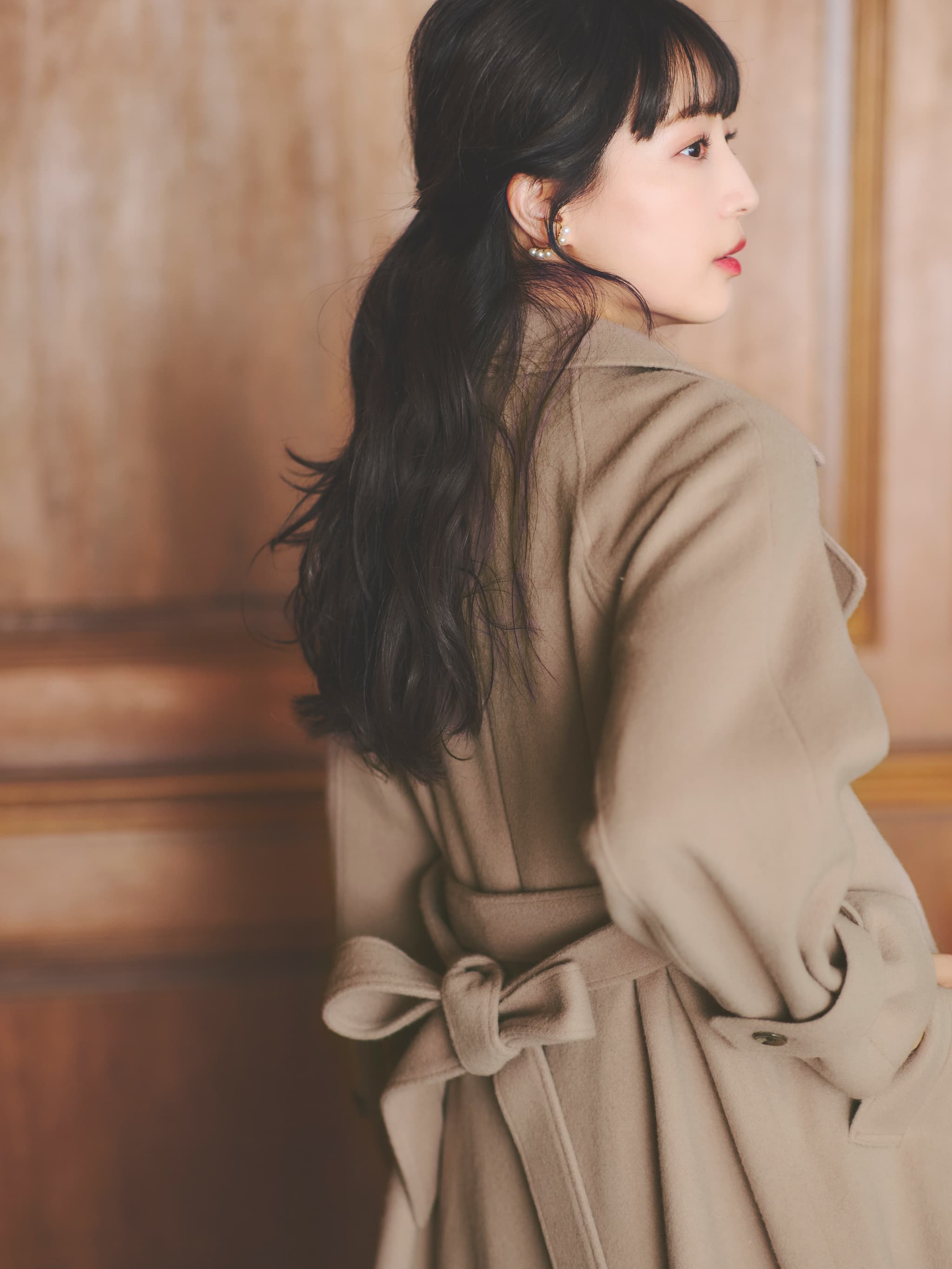 バックフレアウールコート-short & regular | 小柄・低身長女性向け